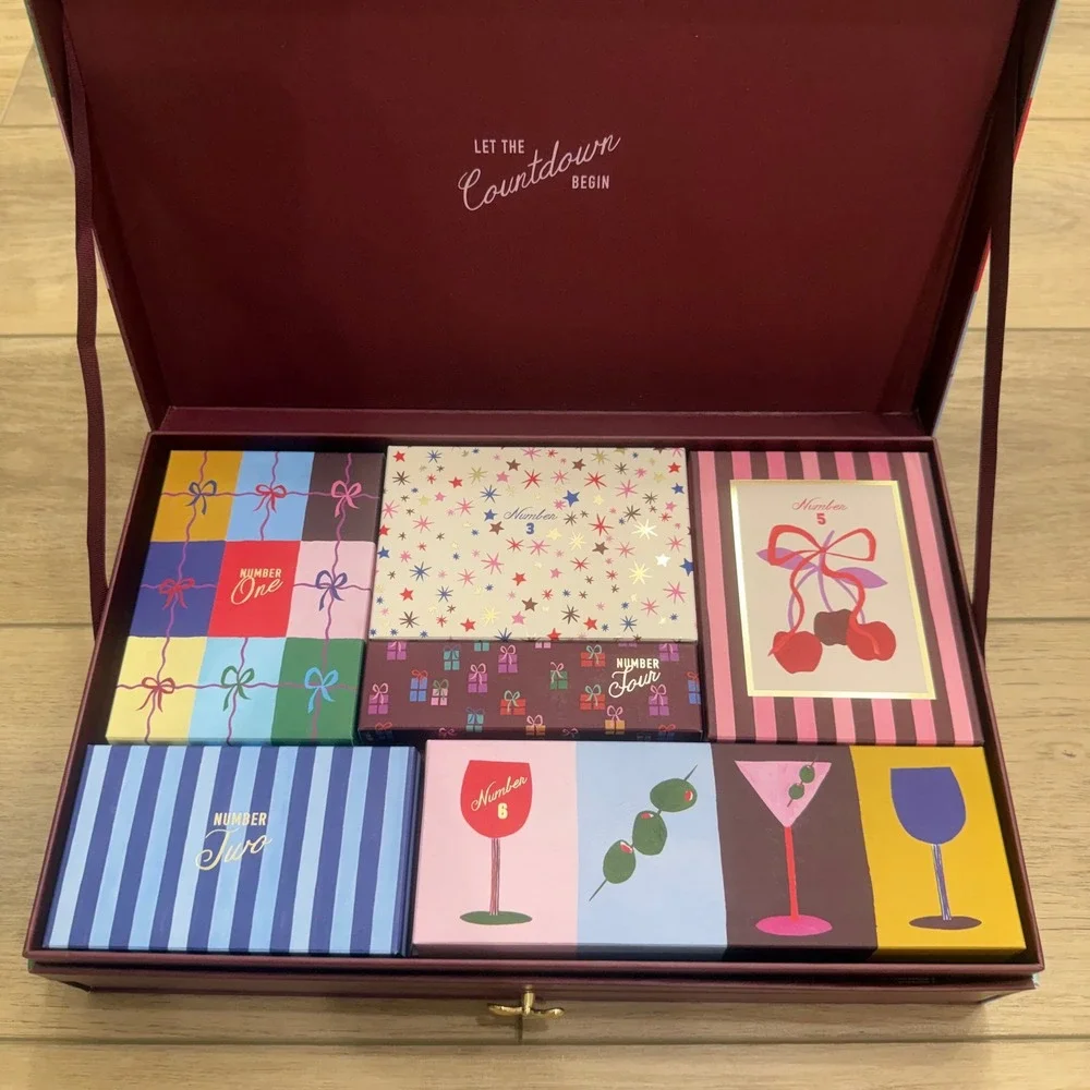Papier x Anthropologie 12 Day Advent Calendar Desk Delights Stationery Gift Set